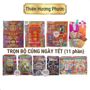 Giấy cúng ngày Tết trọn bộ 11 phần