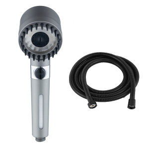 Vòi sen tăng áp 3 chế độ nước kết hợp răng lược gội đầu massage bằng silicone tiện lợi đầu vòi sen tăng áp suất nước và mat-xa tay sen
