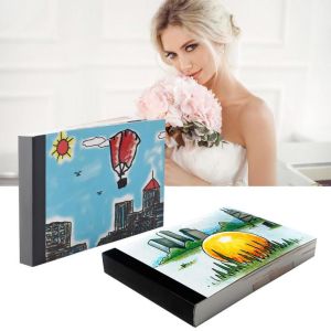SATOH Romantic Confession Comic FlipBook Hidden Ring Necklace Creative Trends Flip Book Kit Proposal Couple Surprise DIY Propose Gift Hand Flipped Book Proposal Surprise