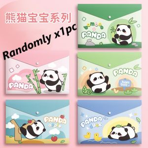 🔥 Panda /CB A4 File Stationery Gift Present for Student (Randomly X1pc) - A4熊猫/水豚文件袋(随机x1)