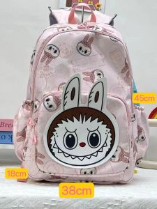 ลาบูบู ความจุขนาดใหญ่กระเป๋าง่ายนักเรียนโรงเรียนประถมมัธยมต้นวิทยาเขตน้ําหนักเบากระ L96