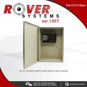 Rover Systems CCTV Power Supply With Metal Enclosure