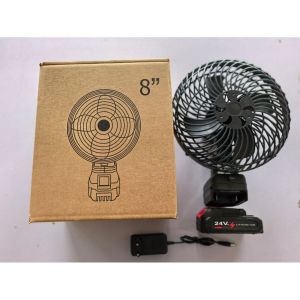 Cordless Fan - 8 inch 2000MAH Rechargeable Fan - 90°~135° Adjustable angle High Power Desk Fan