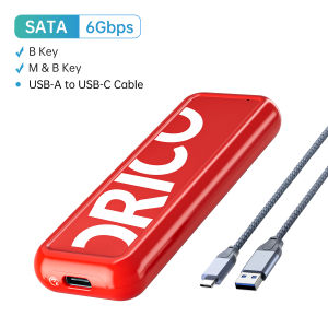 ORICO xu hướng mới M2 NVME SSD bao vây 6Gbps 10Gbps USB 3.2 Gen 2 Loại C M.2 Vỏ đựng ổ SSD cổ điển đỏ đen màu hỗ trợ chờ thông minh