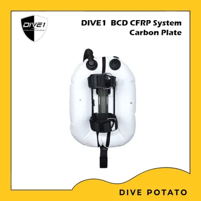 BCD Dive1 Scuba CFRP Marine - Wing - Back Plate - Light Weight - Travel BCD - บีซีดี ดำน้ำ