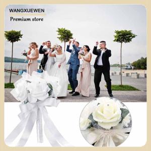 [COD] Bó Tay Cô Dâu cầm hoa Hồng Nhân Tạo bó hoa lụa trang trí phù dâu