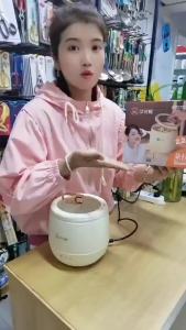 Aike Bear Rice Cooker Household Steaming Rice Small Electric Pot Small Capacity Electric Cooking PotDormitory Small Rice Cooker Cooking Pot [ Free Shipping ]