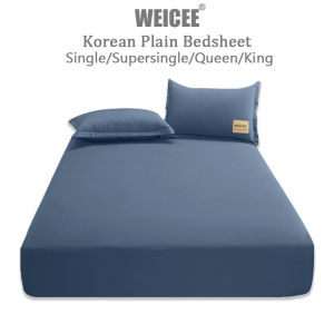 【ship in 24h】 High Quanlity Cadar Murah Hebat Queen Size King Single Fitted Bedsheet Cadar Pillowcase Cadar Bergetah Keliling hari raya