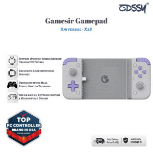 ZDSSY GameSir X2s Type-C โทรศัพท์มือถือ Android IOS Iphone Gamepad เกมคอนโทรลเลอร์สำหรับเกมคลาวด์ Xbox Game Pass STADIA xCloud โจยสติกและทริกเกอร์ผลฮอลล์