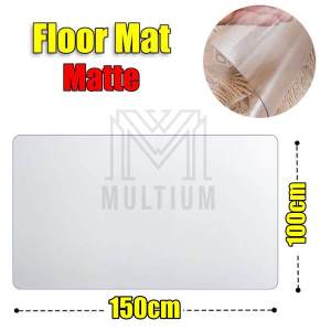 Chair floor mat protector - Matte (90cm x 0.15cm x 120cm / 90cm x 0.15cm x 140cm) | Office Floor Mat | Floor protection mat | Floor protector mat for rolling chair | Anti Slip| Floor Protection Mat | Waterproof Mat | Floor Protector Mat