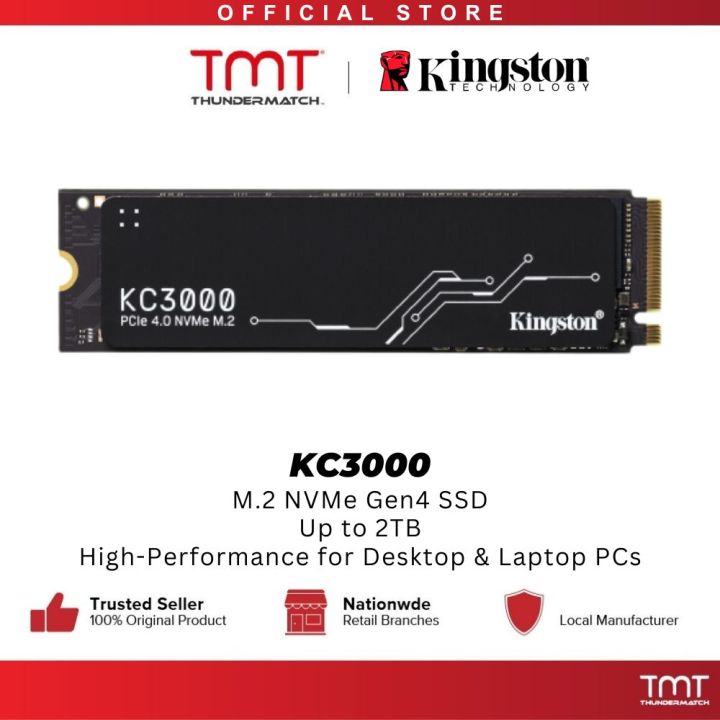  tmt official kingston kc3000 m 2 2280 pcie nvme gen4 ssd skc3000s