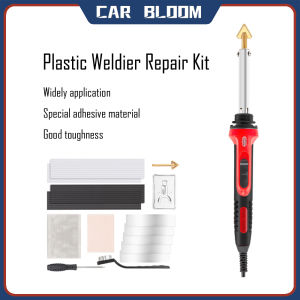 220V/100W Plastic Welding Kit - Automotive Bumper Repair Tool with 40 Weld Rods 2 Tips Fast Heating - DIY Plastic Repair Kit for Kayak Dashboard