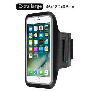 Ecily ngoài trời Túi điện thoại di động Túi quấn quanh cánh tay chạy thể thao ngoài trời cánh tay Bìa Điện thoại di động dây đeo tay Túi PVC màn hình cảm ứng không thấm nước vỏ điện thoại di động