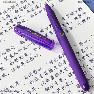 [COD] Springhooe 1 PCS Purple Ink Gel Pens 0.7mm 1.0mm For Writing Large Capacity Refill Office Supplies Back To Sochool