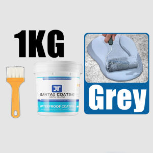 1kg Super Waterproof Glue Sealant High Temperature Resistance Polyurethane Waterproof Coating Super Water Proofing Sealant Paint Concrete Water Proof Glue Solve The Water Leakage Problem