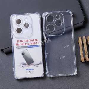 Softcase Anticrack / Case Airbag Anti Shock Softcase Clear Infinix Hot 40 Infinix Hot 40 Pro Infinix Hot 40I Infinix Hot 50I