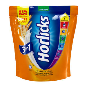 Horlicks 3-in-1 Nutritious Malted Drink Original 10 X 28G