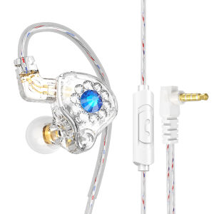 [For Anchors]QKZ AK6 Spark In Ear Earphone 2.5M Cable For Mobile Live Streaming Monitor HiFi Universal Running Headset C Pin Detachable Cable