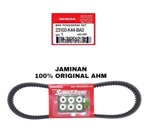 VANBEL VBELT VANBELT SET BEAT ESP 2016-2020 SCOOPY FI ESP VARIO 110 ESP ORI AHM 23100-K44-BA0