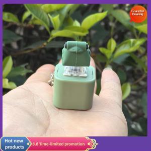 Graceful Frog Croaking Fidget Toy Keychain With Colorful Lights Stress Reliever Anxiety Sensory Fun Animal Sound Button Toy