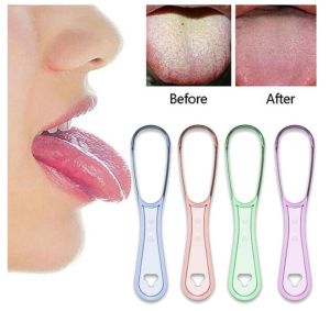 Plastic Tongue Scraper Adult Tongue Cleaner Oral Care