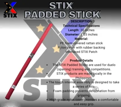 STIX ARNIS ESKRIMA PADDED STICKS