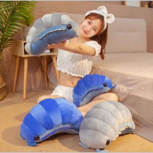 30/50cm Likelike Insect Plush Toys Pill Bug Stuffed Soft Animals Pillow Back Cushion Insect Doll Toys Girls Boys Gift