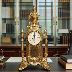 Sacesr Retro Table Clock Unique Mechanical Vintage Table Clocks Classic Luxury Resin Desk Clocks Home Headboards Decoration Accessories R6P8Q