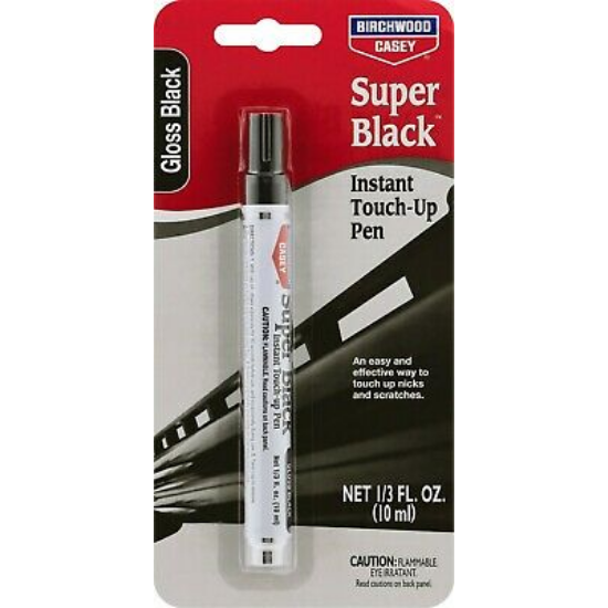 Birchwood Casey Super Black Instant Touch-Up Pen Gloss Black, 1/3