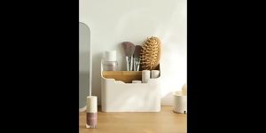 WH High Quality Remote Control Storage Box Cosmetic Holder for Table Multipurpose Bedroom Living Room Desktop Organizer