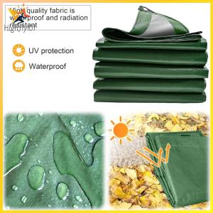【HOSPORT】Multi Purpose Tarp Cover Sunscreen Green Tarp 6x10/10x13/13x16 Feet Multipurpose Protective Cover Thick Poly Tarp Cover