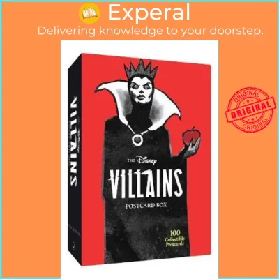 The Disney Villains Postcard Box : 100 Collectible Postcards by Disney (US edition paperback)