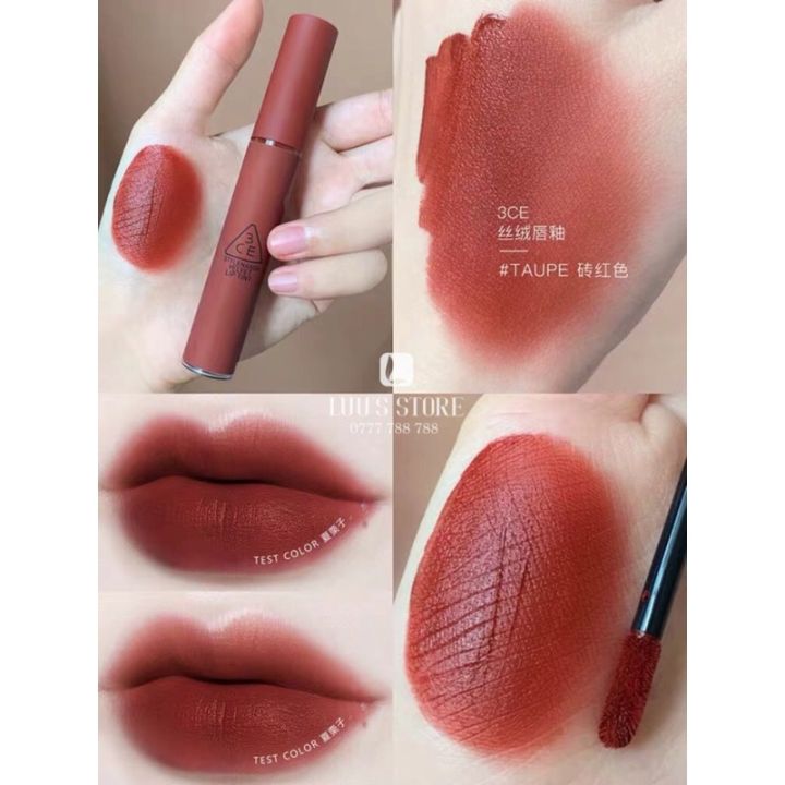 Nh p RAISINGSTAR18 gi m 30k cho n 99k Son 3CE Velvet Taupe Nau Lazada.vn
