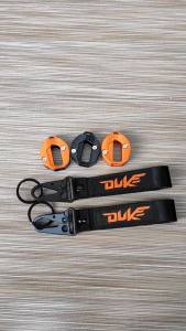 For DUKE 125 200 250 390 DUKE390 RC390 Motorcycle Accessories Embroidery Keychain