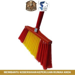 Sapu Lantai Nilon Panjang Warna Sapu Ijuk Sintesis Awet Kualitas Premium Tebal Kokoh