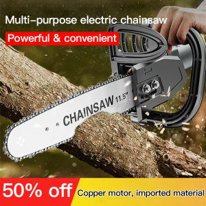 Multifunctional universal bracket electric chain saw