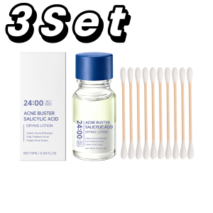 new Acne Buster Salicylic Acid Lotion With Cotton Swab Set Oil Control Blackhead Remover Pore Cleanser Face Treatment Essence Serum hot