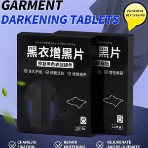 Garment Darkening Tablets Black Clothes Color Restore Anti-Fading 10 Sheets
