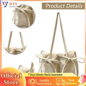 【Flagship】Lightweight Womens Shoulder Tote Bag with Bow for Outdoor and Casual Daily Use