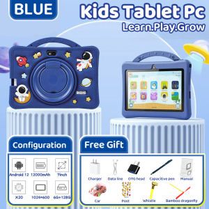 🔥SG Local+Free Case🔥2025 New Upgrade 7 inch Android 12 Kids Tablet Gifts for kids Drawing Board Kid Toys Christmas Gift Children Gift Parental Control Cartoon Tab WiFi Dual Camera Educational Game Kids Cny Gifts