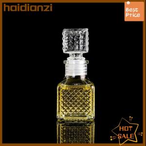 haidianzi 1 Pcs Small Empty Spirit Whisky Wine Bottle 50ml Mini Alcohol Liquor Bottles With Screw Cap Whiskey Decanter