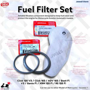 Fuel Filter for Click125 v3 Click160 Adv160 Beat Fi V3 Genio Fi Xrm125Fi Rs125Fi - OEM 16707-K0J-N01 - Motorcycle