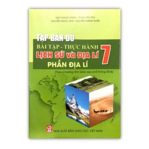 Sách - Tập bản đồ Bài tập Thực hành Lịch sử và Địa lí Phần địa lí 7 (Theo chương trình Giáo dục phổ thông 2018)(ĐN)