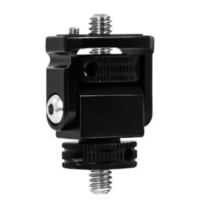 Cold Shoe Mount Adapter 1/4 Quick Release 360 Swivels Camera Tripods for Mic Light Monitors Holder Bracket Accessories