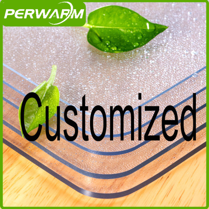 (1.5mm Clear / Frosted Rectangle)PVC Crystal1/1.5/2/3mm Thick All Size