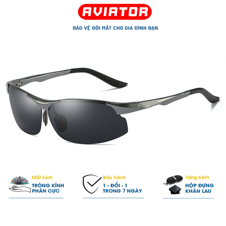 🕶️ Kính Thể Thao Nam Aviator Xplus 8003 | Tròng Polarized Phân Cực Gọng ...