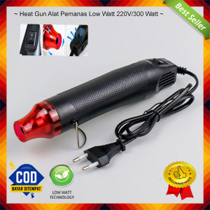 Heat Gun mini 300 watt Pemanas Low watt Hot Gun Air Vinyl 220V 300W Blower Uap Servis HP LCD Alat Pemanas Sticker Multifungsi Solder Uap