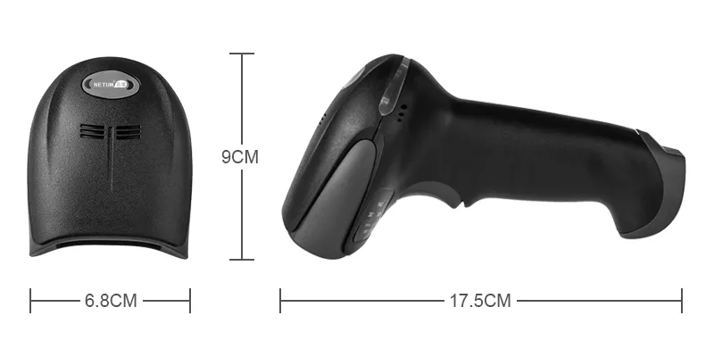 NETUM Wireless Barcode Scanner 2.4GHz Handheld Cordless Bar-Code Reader