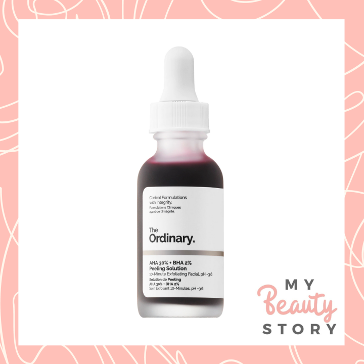 The Ordinary - AHA 30% + BHA 2% Peeling Solution 30ml | Lazada PH