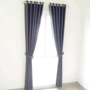 GORDEN PUTIH POLOS TEBAL MODEL RING SILVER 6GELEMBUNG GORDEN POLOS PUTIH BLACKOUT BISA CUSTOM UKURAN